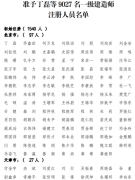 最新公告！9027人獲準注冊一級建造師！